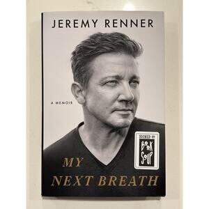 Jeremy Renner SIGNED BOOK My Next Breath Hardcover ~ AUTOGRAPHED #5